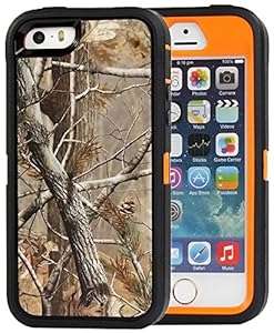 Huaxia Datacom Natural Tree Camo Body Armor Defender Military Hybrid Impact Ca (Orange camo tree)