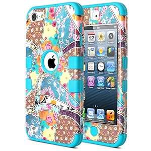 iPod 5 caseiPod Touch 5 caseULAKHybrid Silicone ShockProof Hard Case Cover for App (SEEING SOUND)