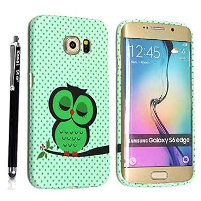 Kamal Star Samsung Galaxy S6 Edge Rubber Silicone TPU Gel Case Cover Stylus