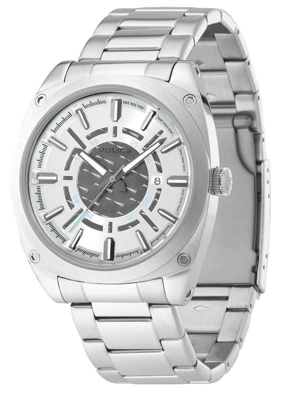 Police Men's PL-12698JS/04M Enforce-X All Stainless Steel Watch