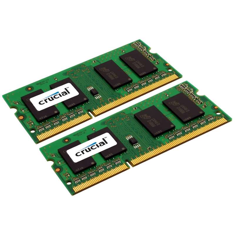 Crucial Sodimm Laptop Memory Upgrade (8GB Kit - 4GBx2,204-pin,DDR3 PC3-8500,Cl=7,1.5v) - Free Ship