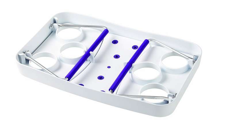 Wilton # 1186 Cake Decorating Bag Holder Flower Nail Grips Organize Icing Bags