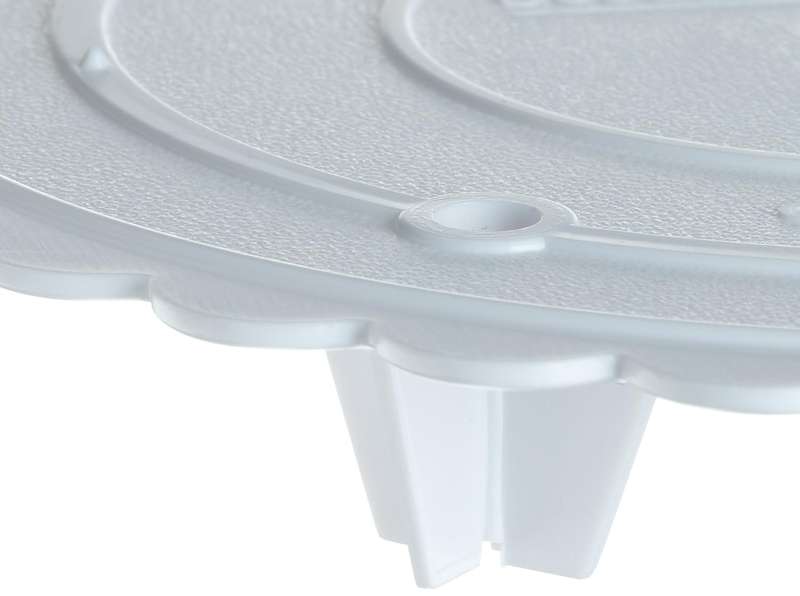 Wilton 14 " White Scalloped Edge Round Separator Cake Plates Preffered Decorator