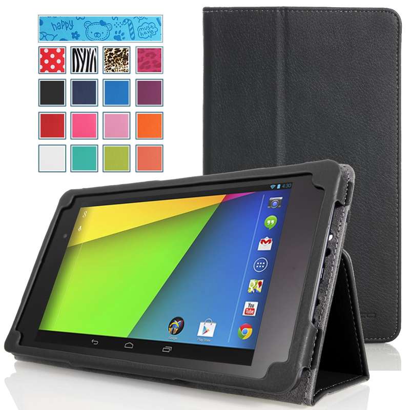 New Nexus 7 FHD 2nd Gen Case - Slim Folding Cover Case for Google Nexus 2 7.0 Inch 2013 Generation A