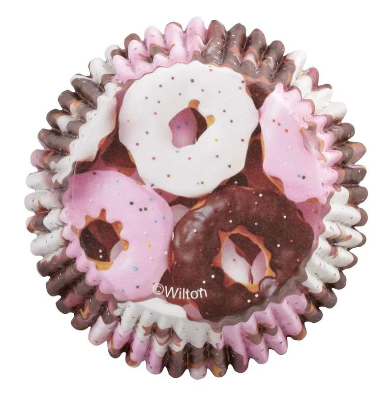 Wilton 36 Pack ColorCup DONUTS Cake Cup Cakes Muffin Baking Children Party Cases