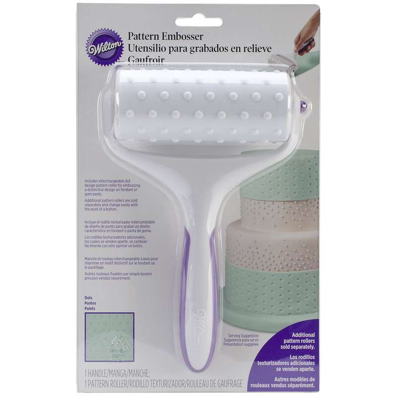 Wilton # 1340 Pattern Embosser Cake Decorating Fondant Gum Paste Tool Set of 2