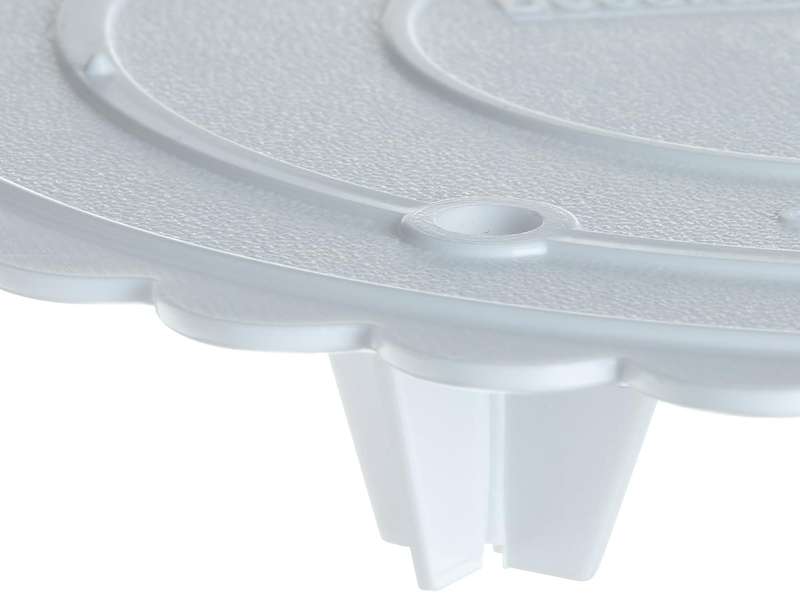 Wilton 13 " White Scalloped Edge Round Separator Cake Plates Preffered Decorator