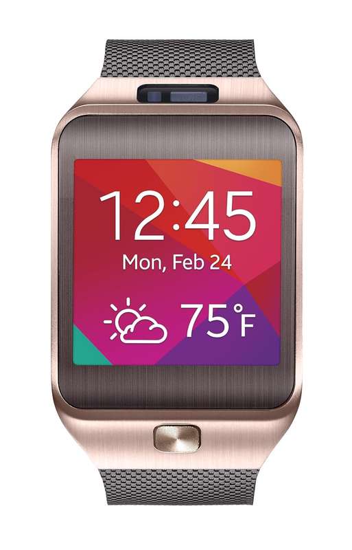 Samsung Gear 2 Smartwatch - Brown Gold/Orange/Black