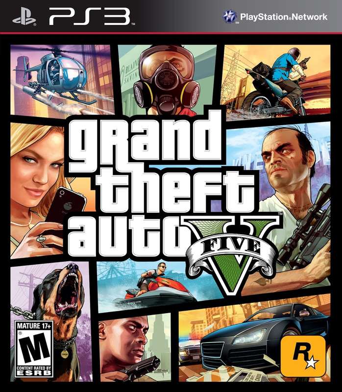 Grand Theft Auto V- PS3 - Release date: 17 September 2013