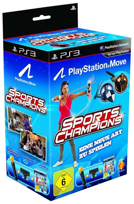PS3 SPORTS CHAMPIONS PLAYSTATION MOVE BUNDLE / BID TO WIN