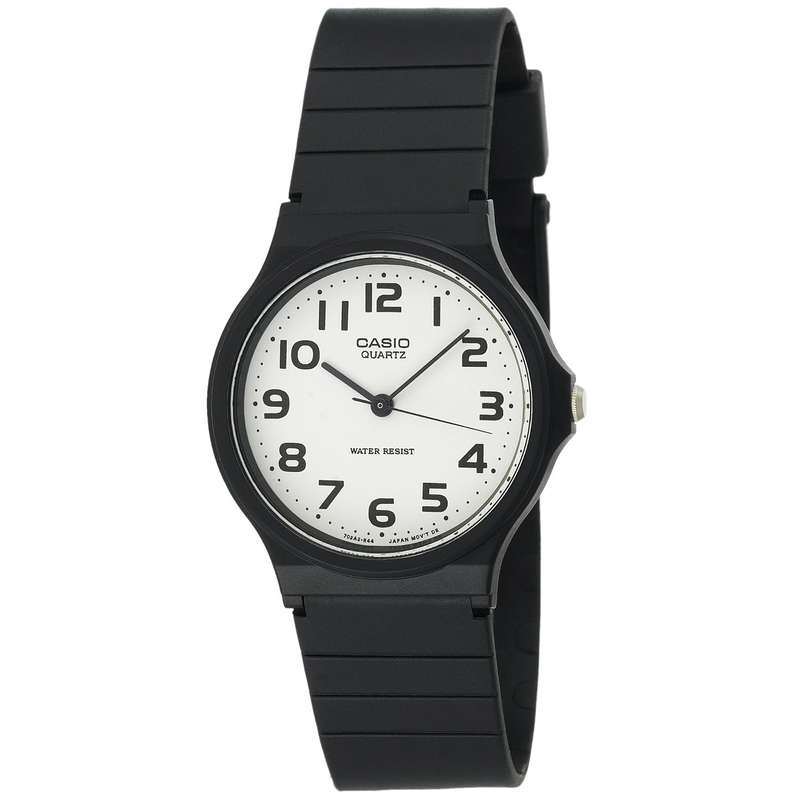 Casio Men's MQ24-7B2 Analog Black Resin Strap Watch