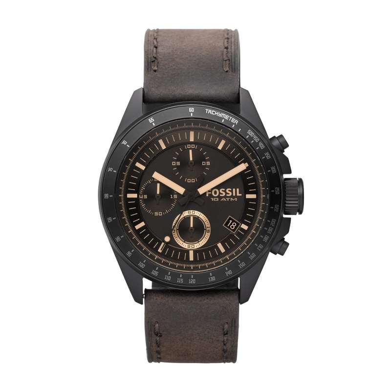 Fossil Men's CH2804 Stainless Steel Analog Black Dial Watch