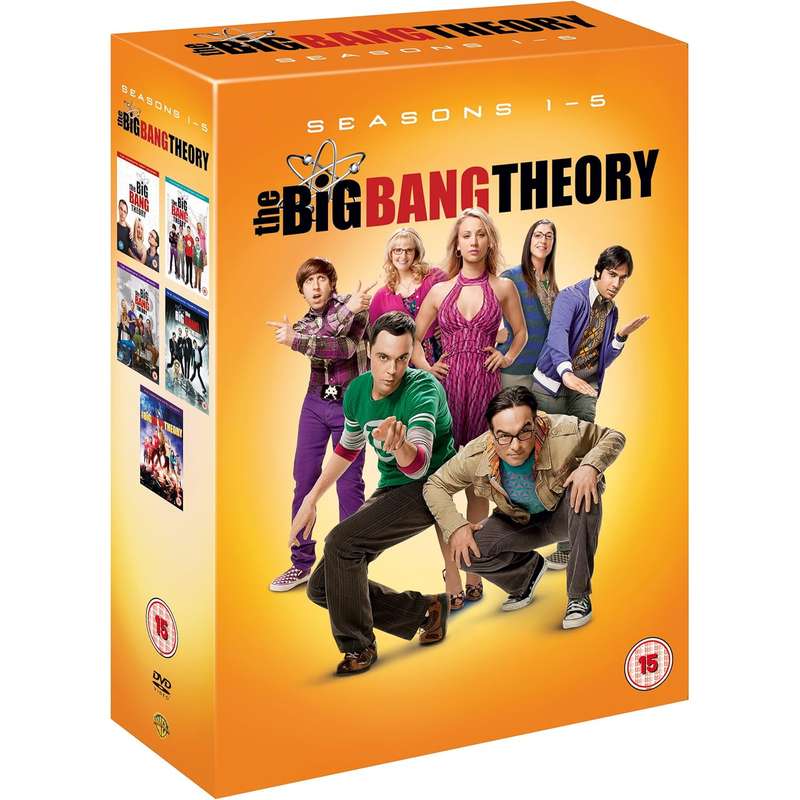 Big Bang Theory Seasons 1-5 DVD - Free Shipping