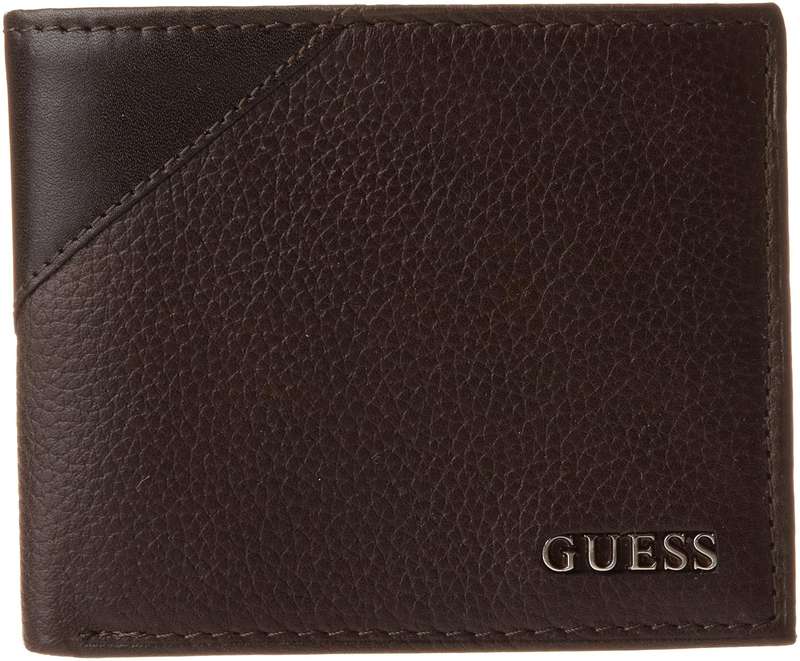 Guess Men's Monterrey Passcase Wallet Brown