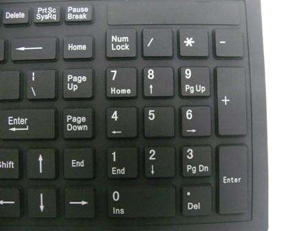 Foldable Keyboard Numbers Key