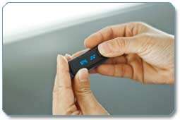 Fitbit Ultra Wireless Activity Plus Sleep Tracker (Black/Blue) Product Shot