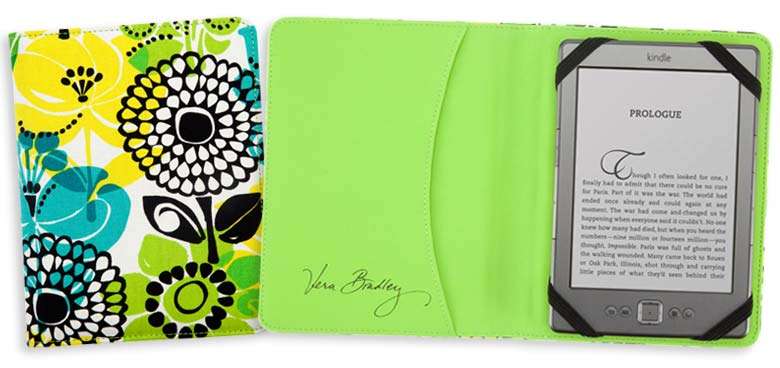 Vera Bradley Small eBook Cover in Lime's Up for Kindle and Kindle Touch