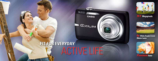 Casio Exilim EX-Z550 highlights