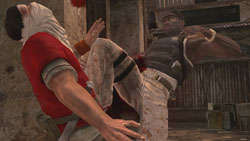 50 Cent in hand-to-hand combat in '50 Cent: Blood on the Sand'