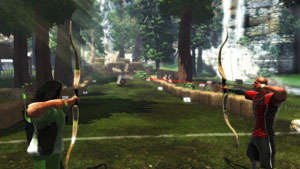 Multiplayer archery event from Sports Champions