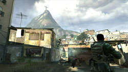A battleground in the slums of Rio in 'Modern Warfare 2'