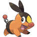 Starter Pokémon Tepig from Pokémon Black and Pokémon White
