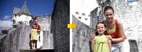 The A100's 3X optical zoom allows you to get closer to the action