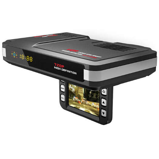 Radar Laser Detector with Dash Cam Function