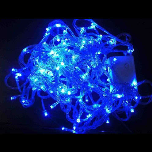 10m 100 LED Fairy Light String Christmas Fairy Light Blue 8 Modes, Perfect for Weddings
