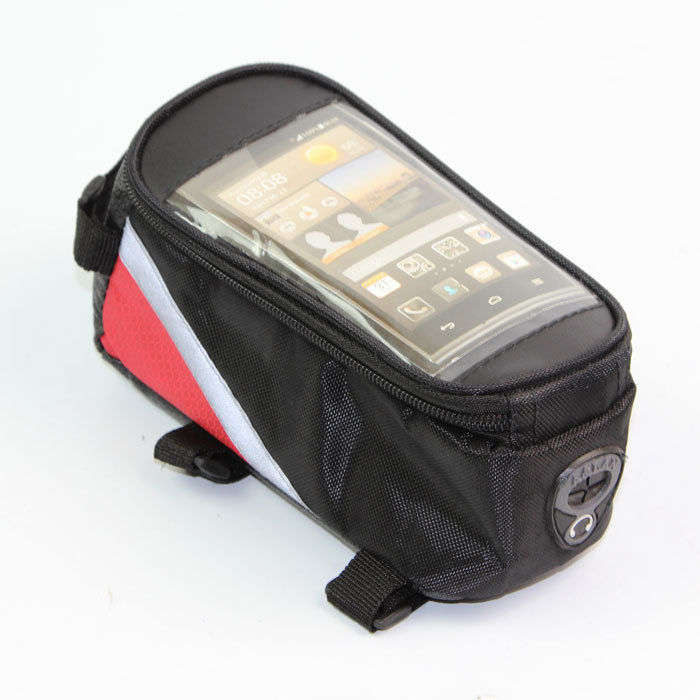 ROSWHEEL Black Bicycle bike Pannier Bag for Mobile Cell Phone 4.2Ã¢ÂÂ