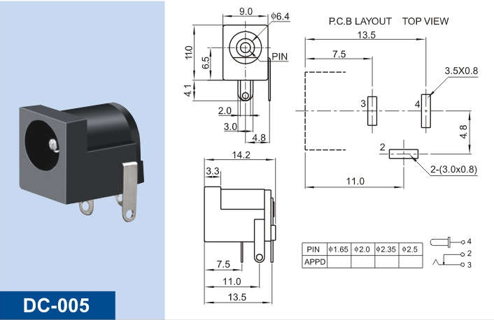 http://g04.a.alicdn.com/kf/HTB16.NnJXXXXXXKXFXXq6xXFXXXr/500PCS-DC-005-Black-DC-Power-Jack-Socket-Connector-DC005-5-5-2-1mm-2-1.jpg