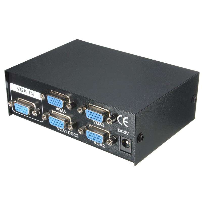 4 Port Vga Switch 4 In 1 Out *Free Shipping*