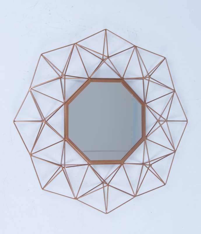 Florence Decor Mirror - Gold
