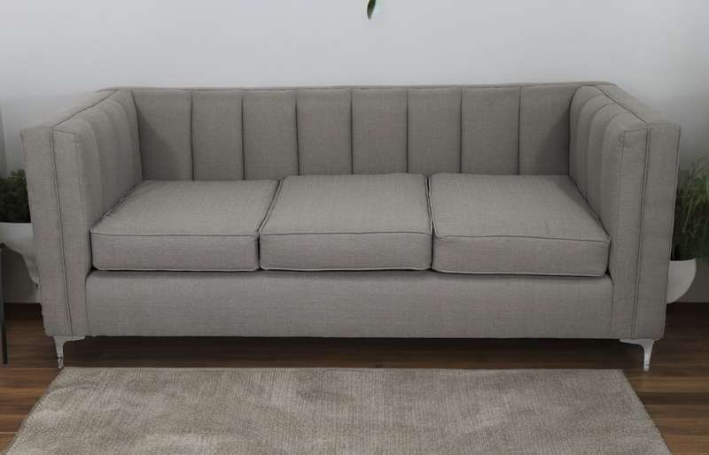 Emily 3 Seater Couch - Grey
