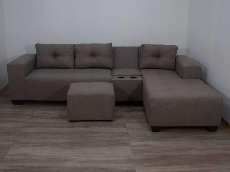 Chelsea Corner Couch - Light Grey - Right Hand