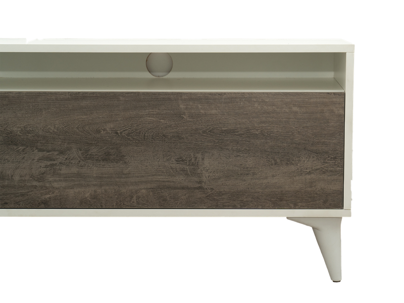 TV Stand - London - Brown/White