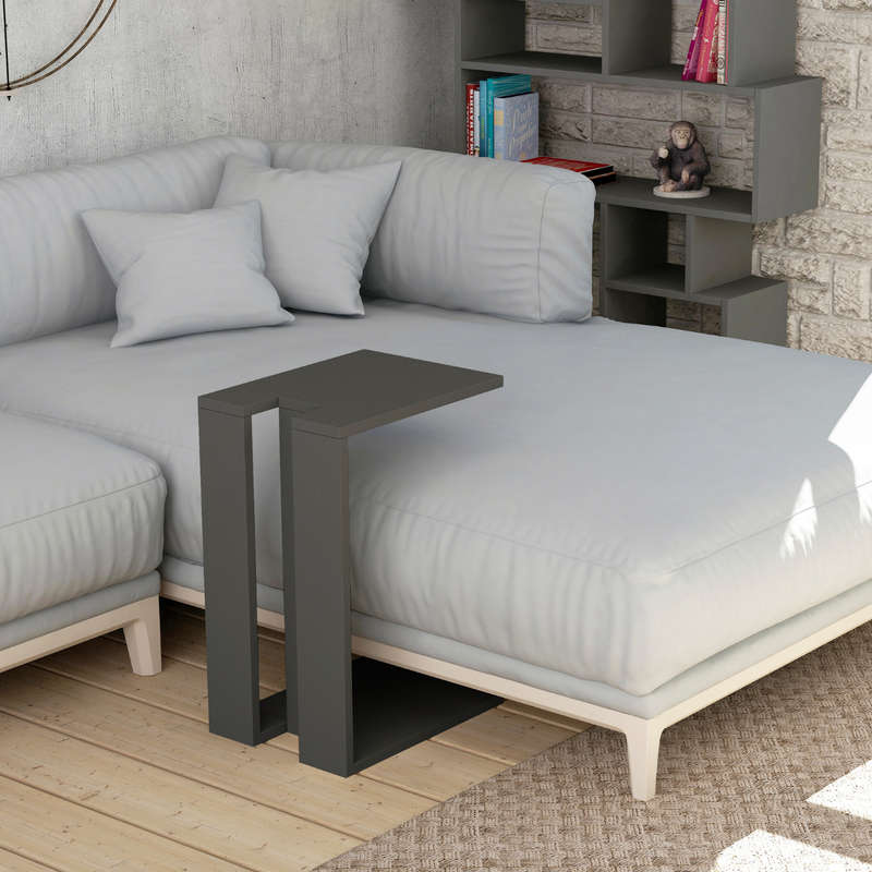 Muju Side Table - Anthracite-Anthracite-Anthracite
