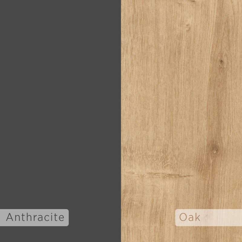 Hola Coffee Table Oak - Anthracite