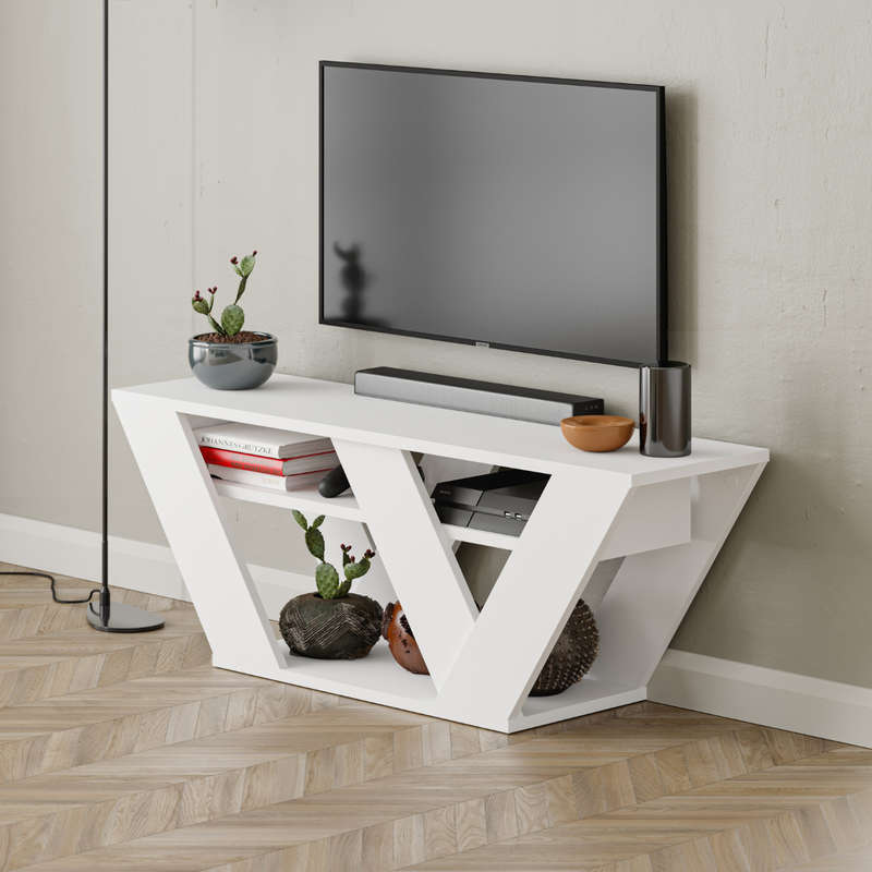 Pipralla Tv Stand - White