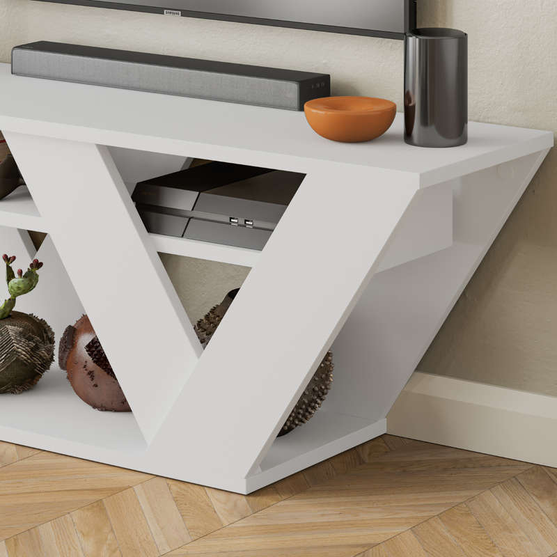 Pipralla Tv Stand - White
