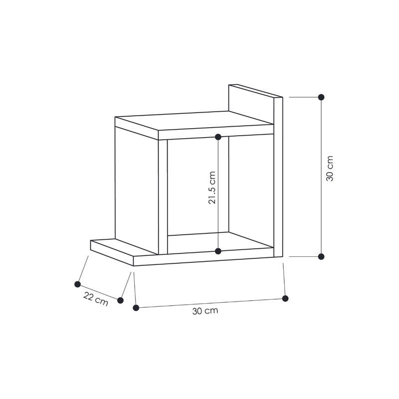Box Shelf - White