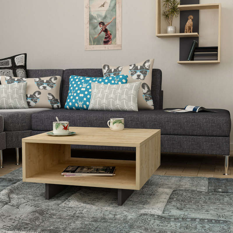 Hola Coffee Table Oak - Anthracite