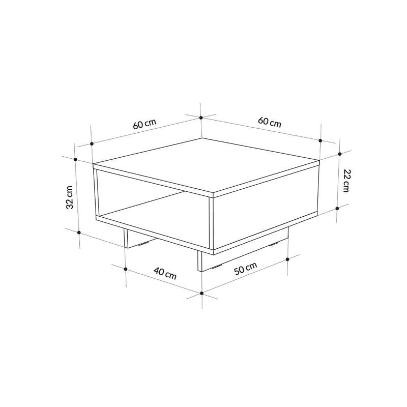 Hola  Coffee Table - Anthracite