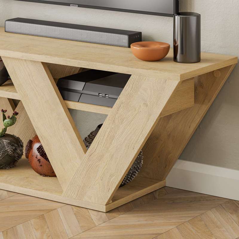 Pipralla Tv Stand - Oak