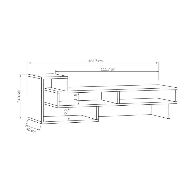 Tetra Tv Stand - Oak