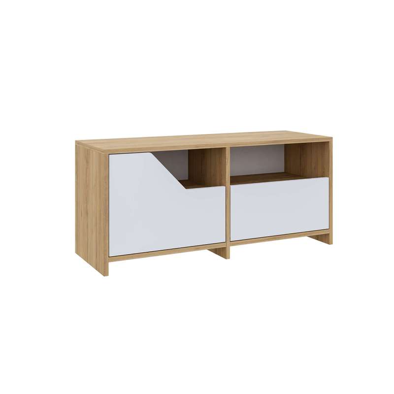 Nexus Shoe Cabinet Sapphire Oak - White