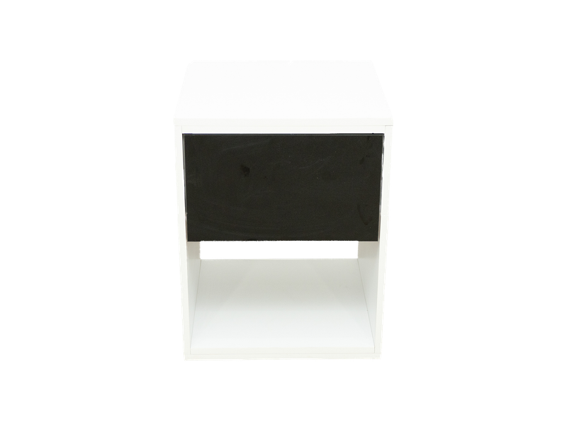 Neil Pedestal - White - Black