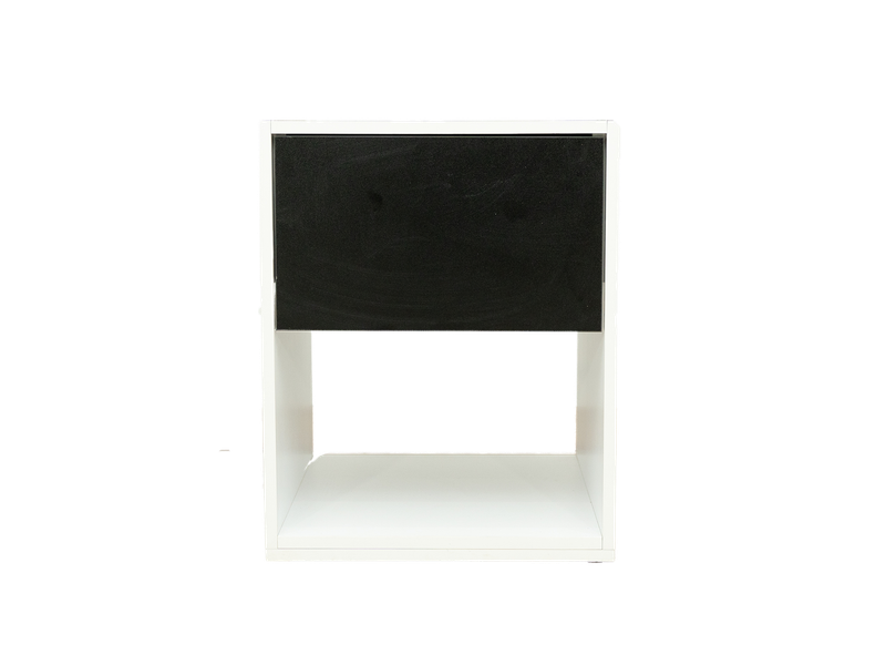 Neil Pedestal - White - Black