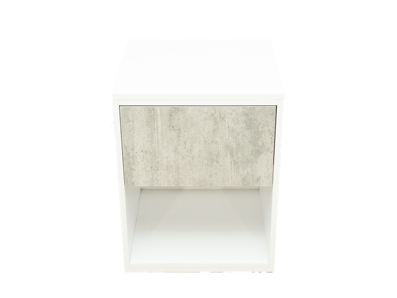 Neil Pedestal - White - Grey