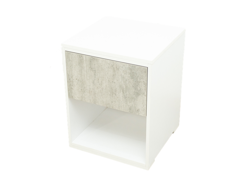 Neil Pedestal - White - Grey